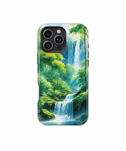 Serene Waterfall Paradise Awaits iPhone case Case Cazify - Delivery Canada