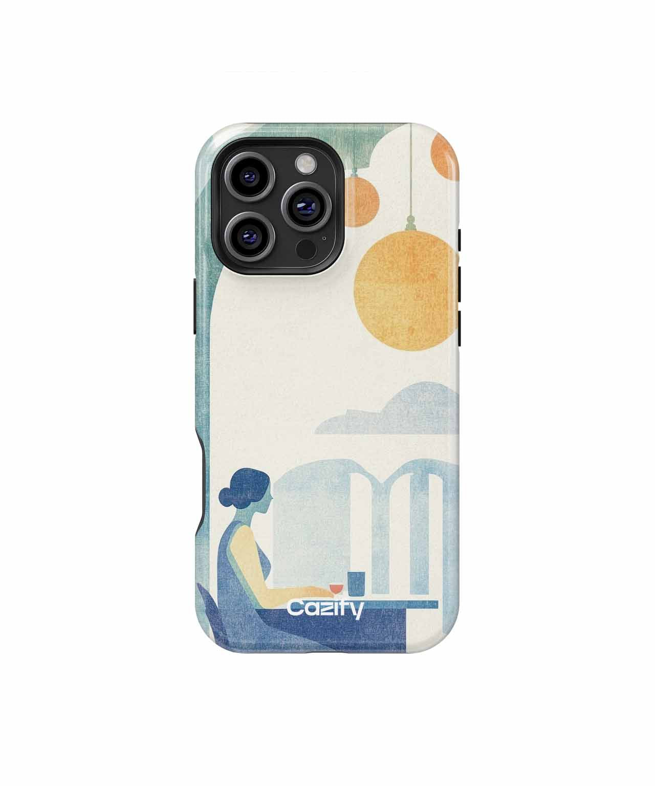 Serene Woman Enjoying Contemplation iPhone case Case Cazify - Delivery Canada