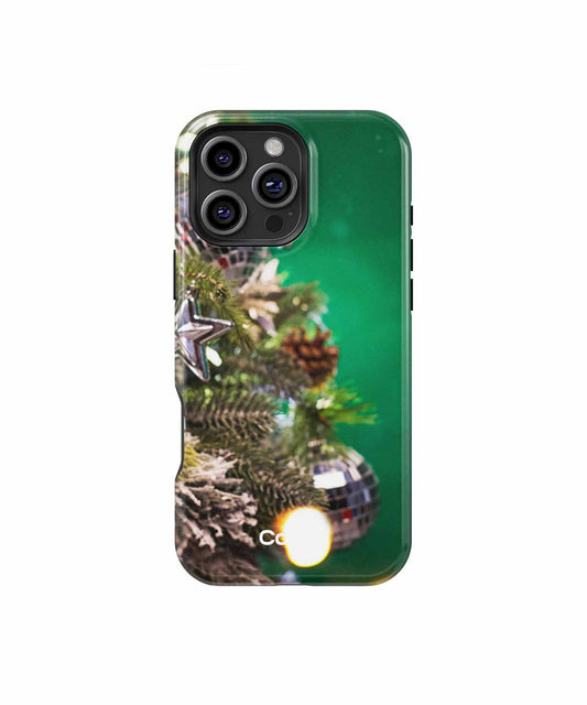 Shiny Christmas Tree Decorations Display iPhone case Case Cazify - Delivery Canada