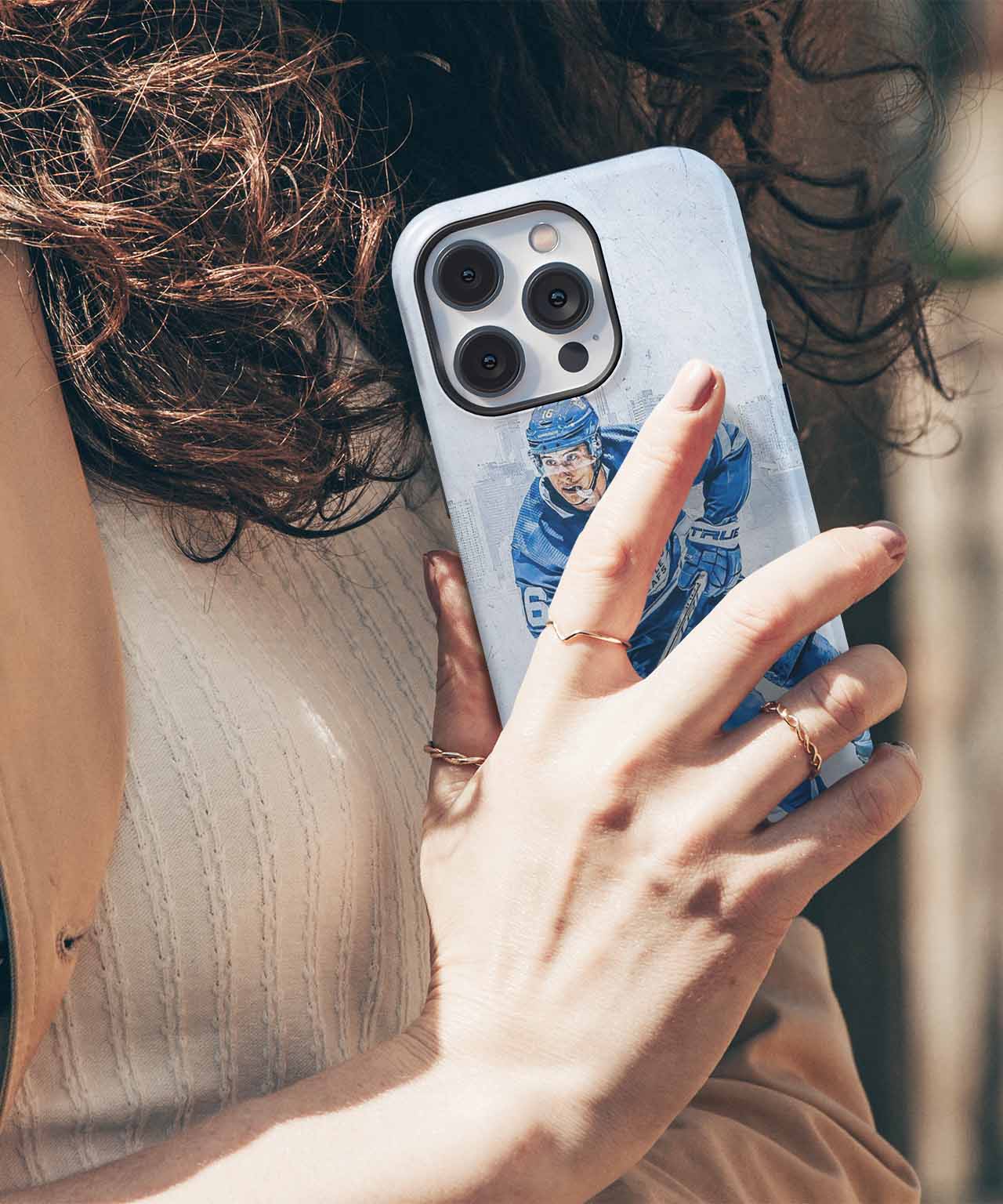 Skating with Style and Grace iPhone case Case Cazify - Delivery Canada