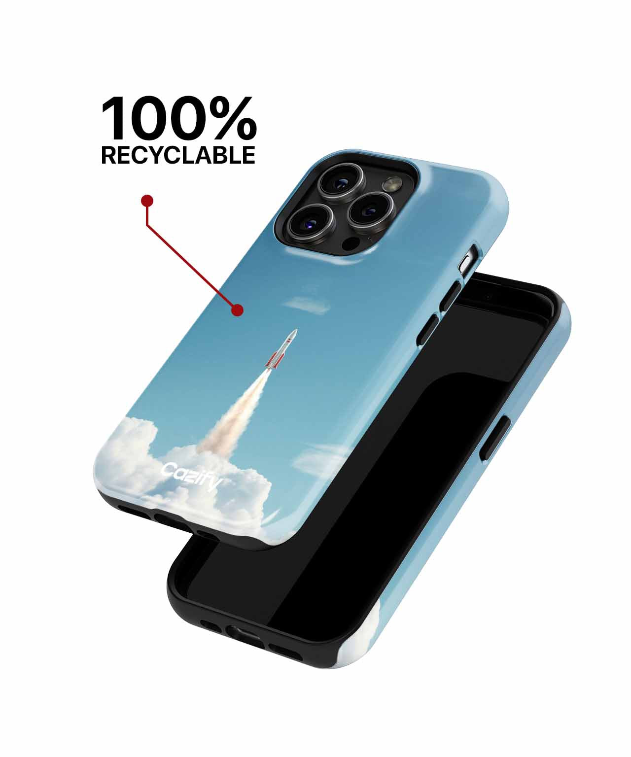 Sky High Rocket Adventure iPhone case Case Cazify - Delivery Canada