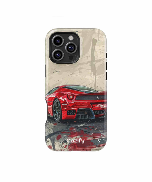 Sleek Red Racing Machine Dream iPhone case Case Cazify - Delivery Canada