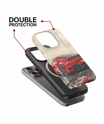 Sleek Red Racing Machine Dream iPhone case Case Cazify - Delivery Canada