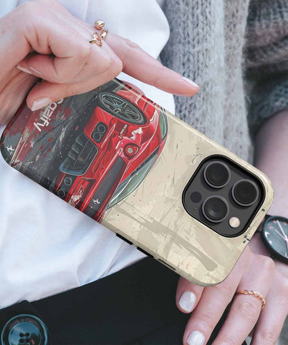 Sleek Red Racing Machine Dream iPhone case Case Cazify - Delivery Canada