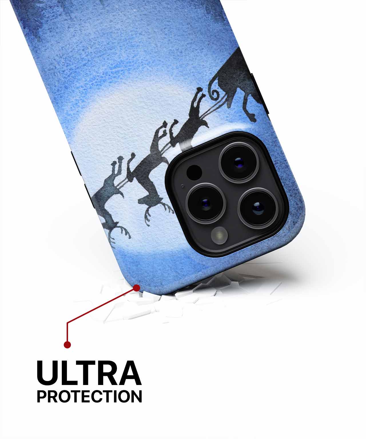 Sleighing Through the Starry Night iPhone case Case Cazify - Delivery Canada