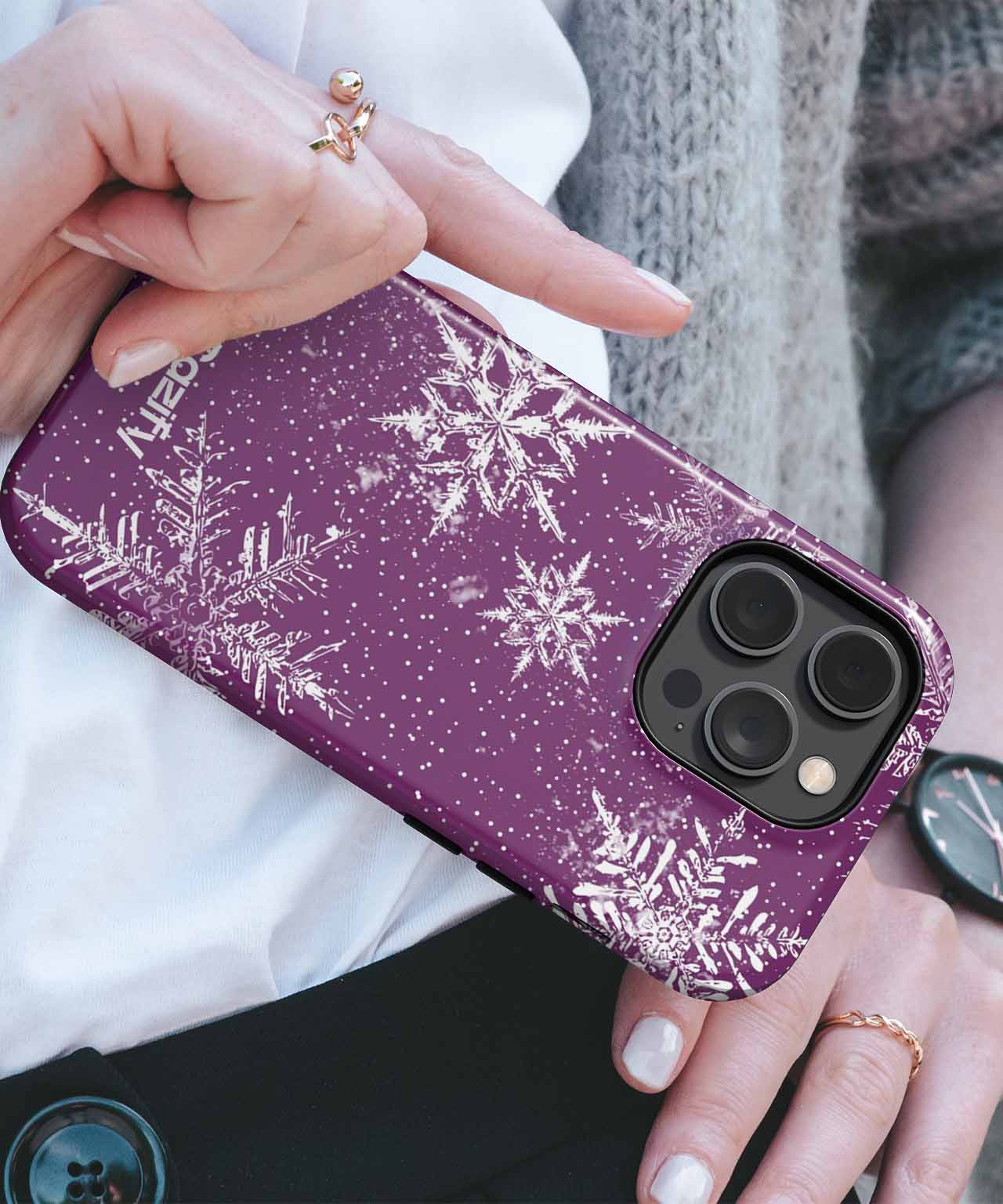 Snowy Wonderland Dance Party iPhone case Case Cazify - Delivery Canada