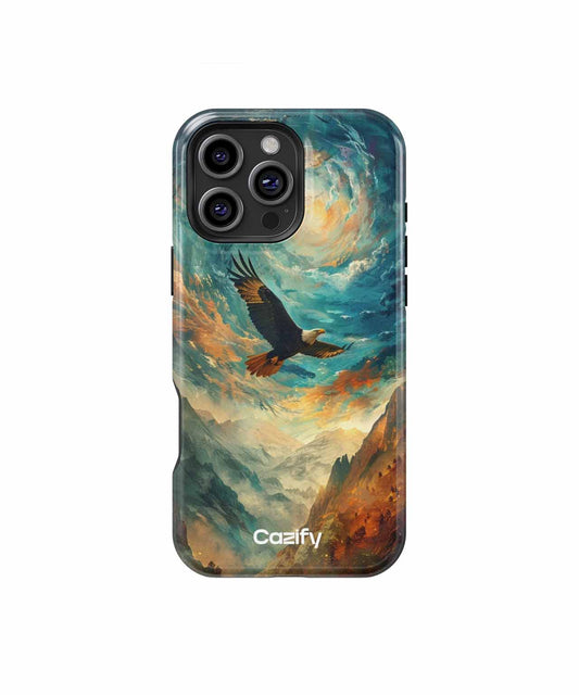 Soaring Eagle in a Whirlwind of Colors iPhone case Case Cazify - Delivery Canada