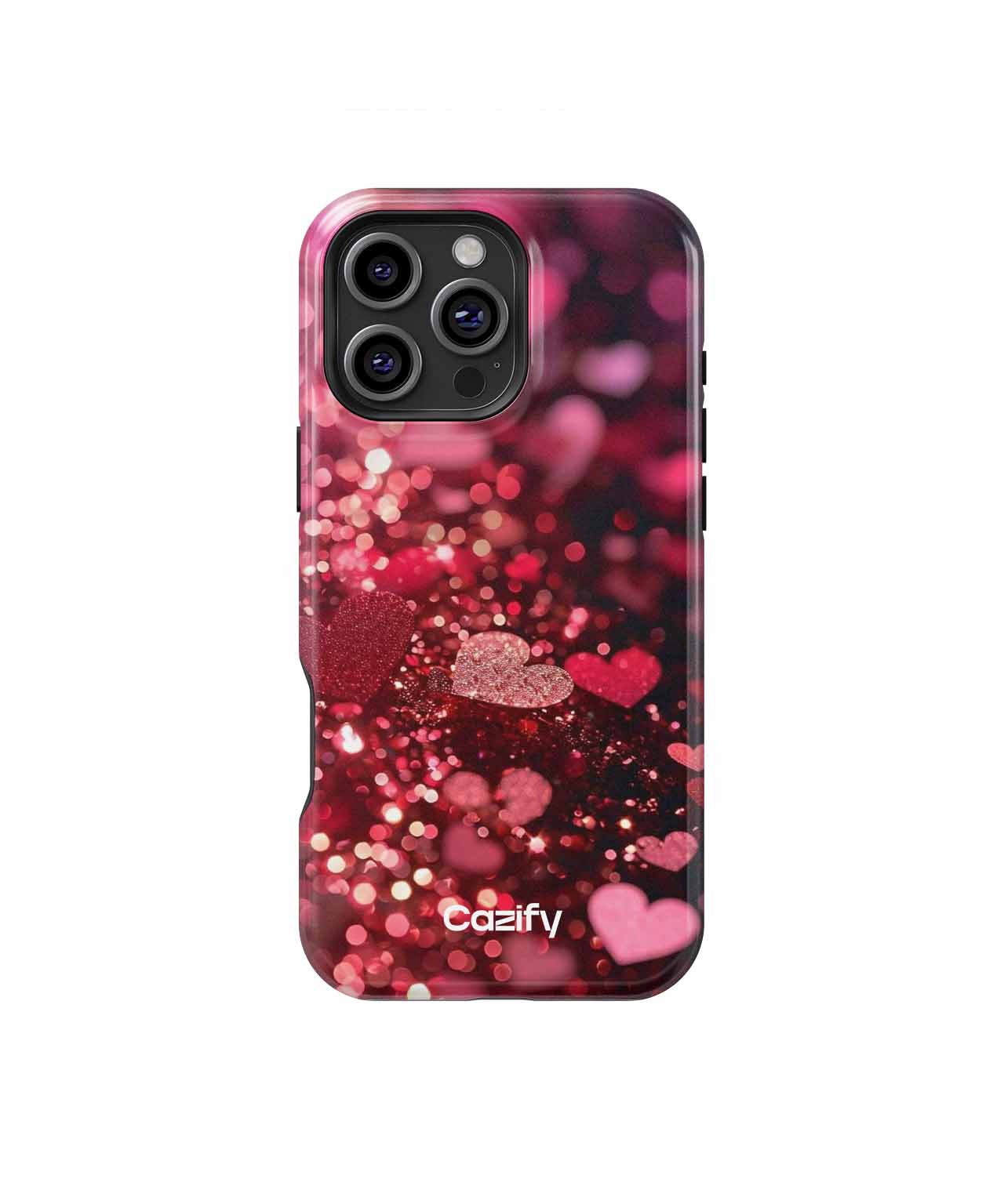 Sparkling Heart Confetti Explosion iPhone case Case Cazify - Delivery Canada