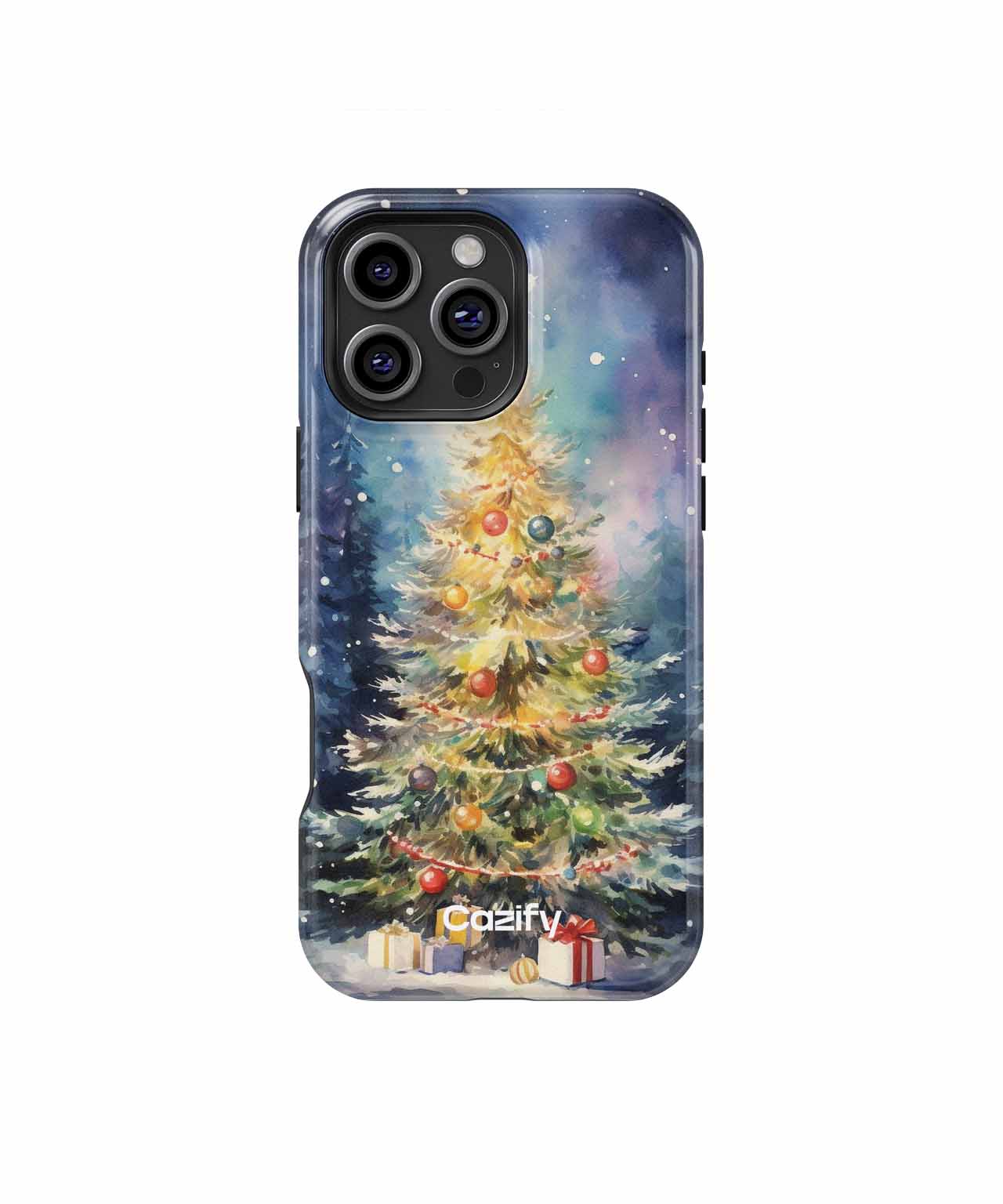 Sparkling Winter Wonderland Christmas Tree iPhone case Case Cazify - Delivery Canada