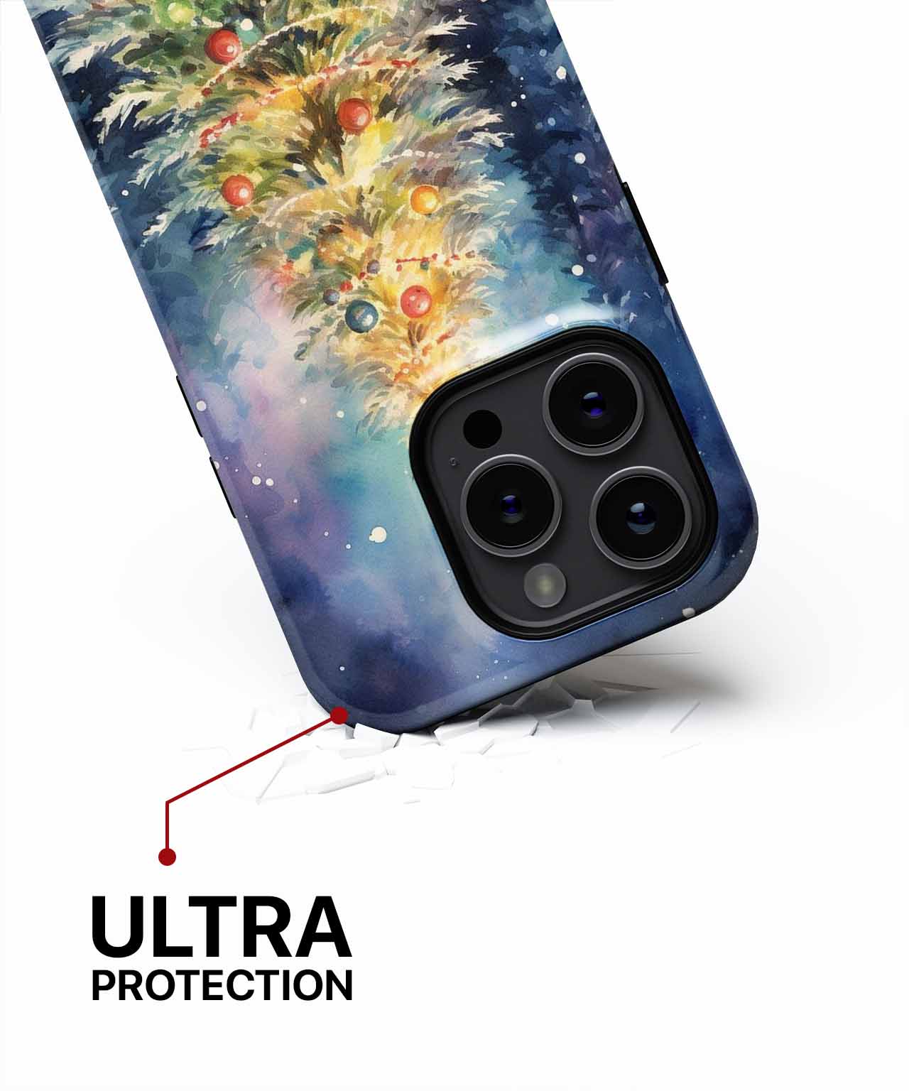 Sparkling Winter Wonderland Christmas Tree iPhone case Case Cazify - Delivery Canada