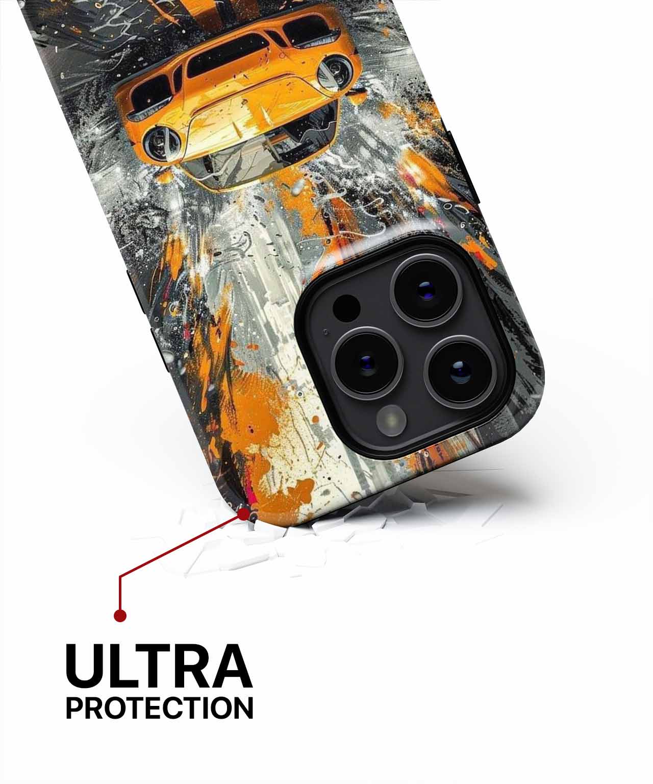 Speeding Through a Colorful Splash iPhone case Case Cazify - Delivery Canada