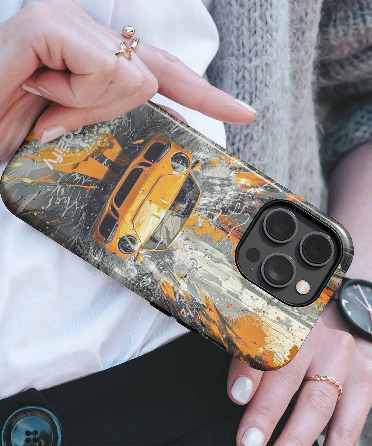 Speeding Through a Colorful Splash iPhone case Case Cazify - Delivery Canada