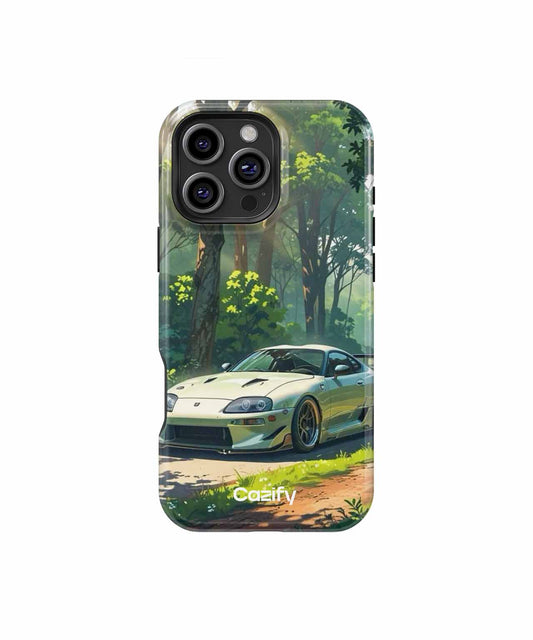 Speedy Adventure in a Forest iPhone case Case Cazify - Delivery Canada