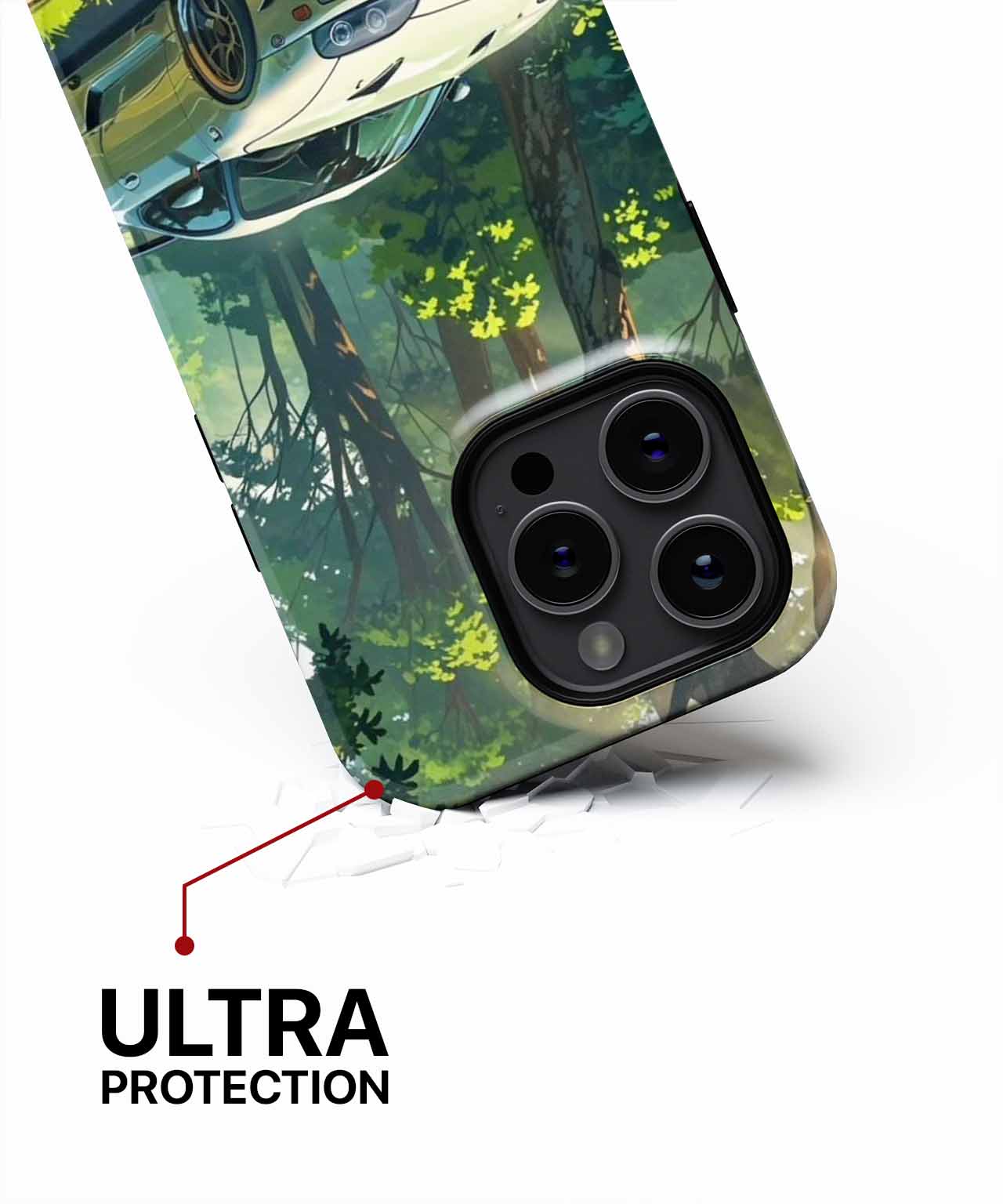 Speedy Adventure in a Forest iPhone case Case Cazify - Delivery Canada