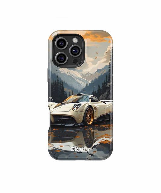 Speedy Mountain Racer with a Splash iPhone case Case Cazify - Delivery Canada