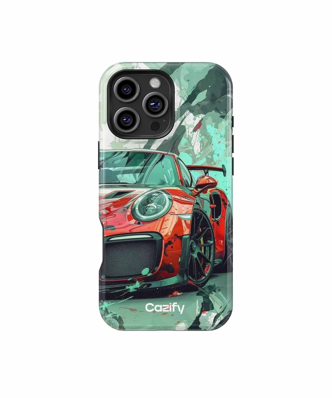 Speedy Red Rocket Car Adventure iPhone case Case Cazify - Delivery Canada