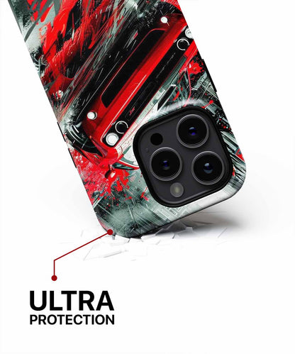 Speedy Red Rocket on the Streets iPhone case Case Cazify - Delivery Canada