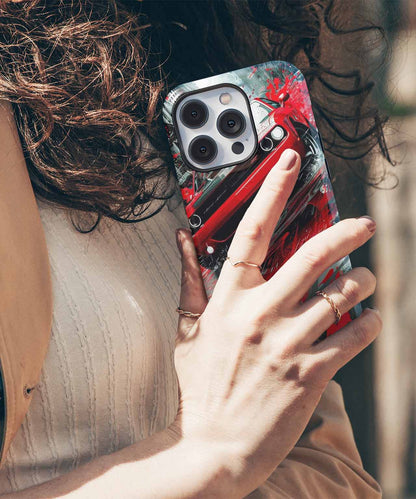 Speedy Red Rocket on the Streets iPhone case Case Cazify - Delivery Canada