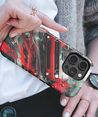 Speedy Red Rocket on the Streets iPhone case Case Cazify - Delivery Canada