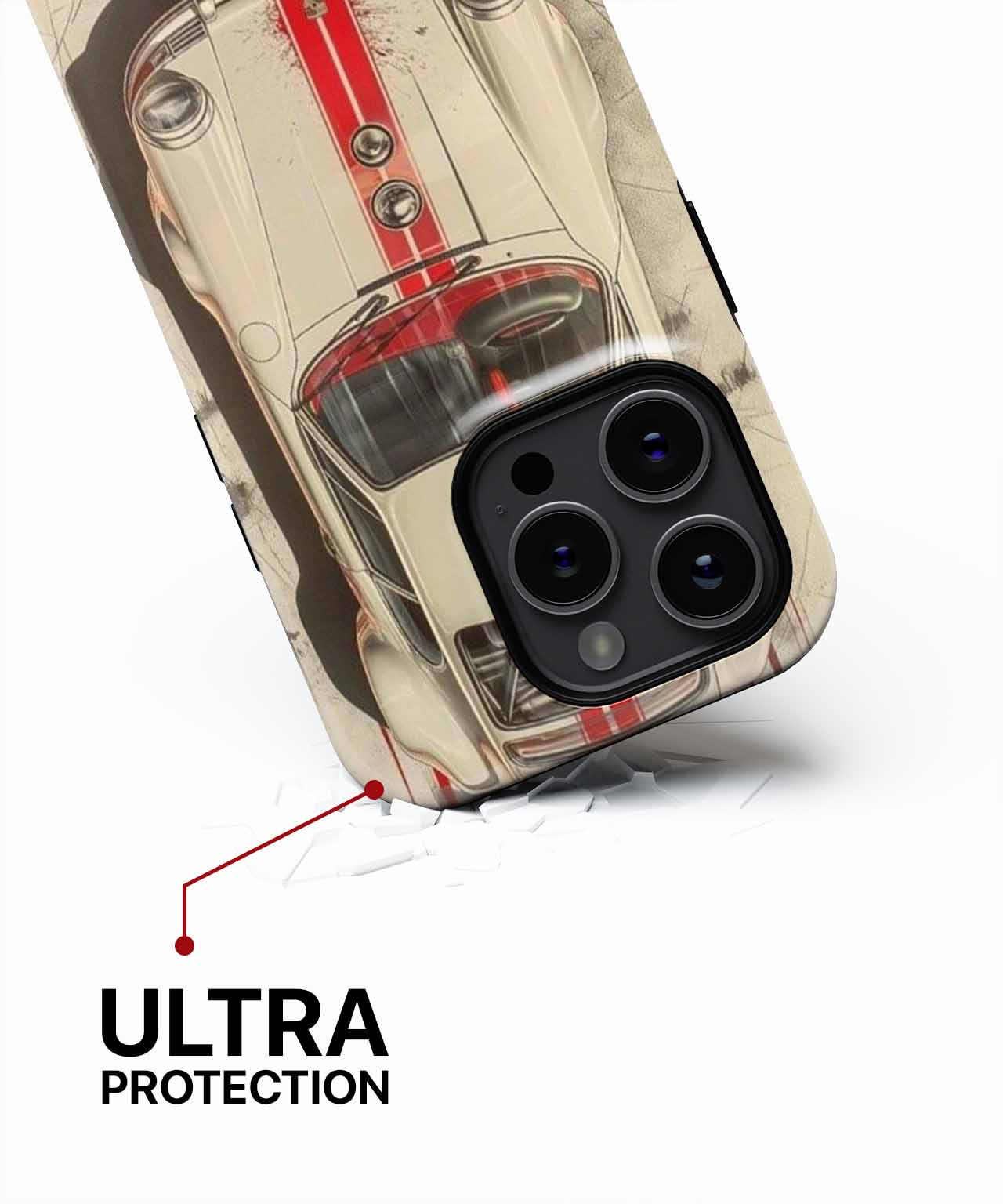 Speedy Retro Racer with a Twist iPhone case Case Cazify - Delivery Canada