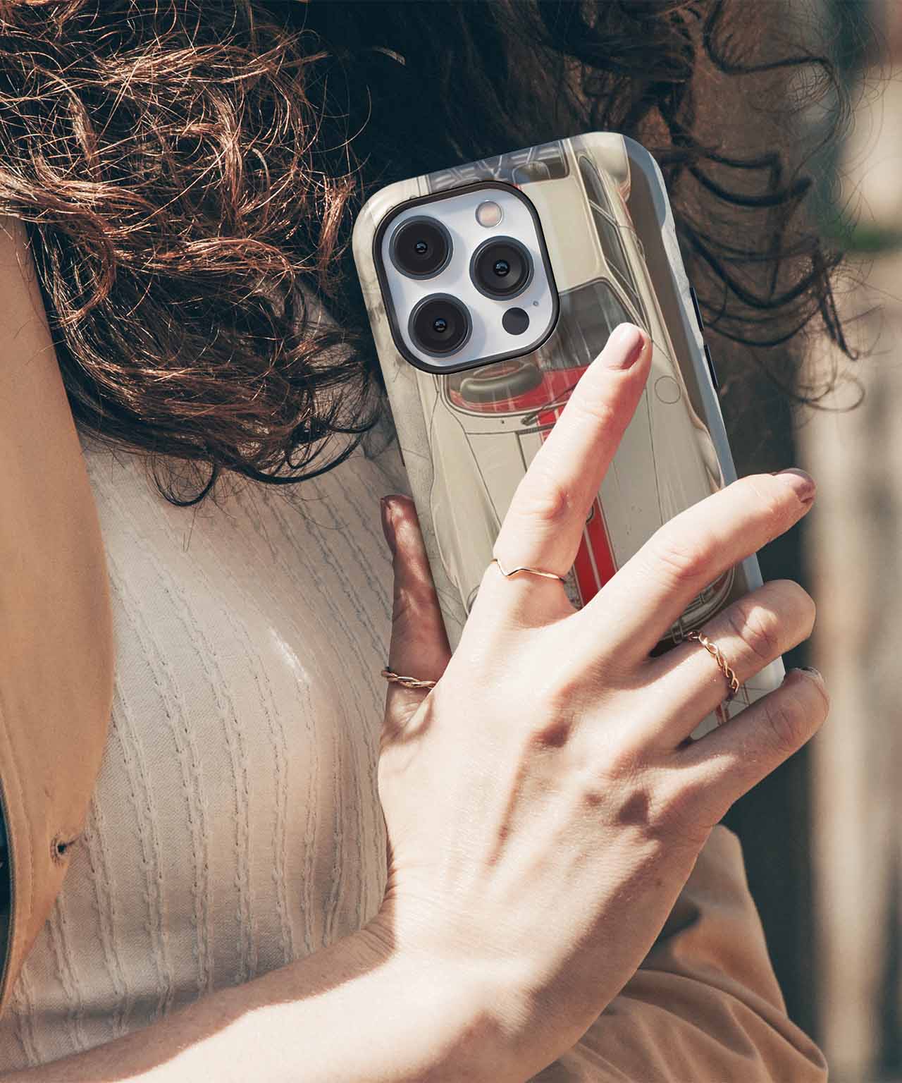 Speedy Retro Racer with a Twist iPhone case Case Cazify - Delivery Canada