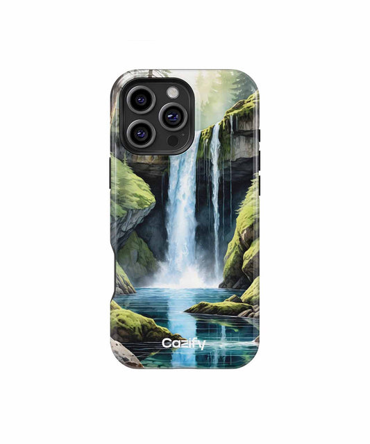 Splashing Serenity in Nature's Embrace iPhone case Case Cazify - Delivery Canada