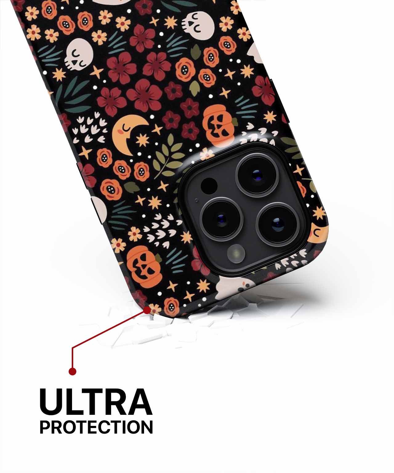 Spooky Floral Fun for Halloween iPhone case Case Cazify - Delivery Canada
