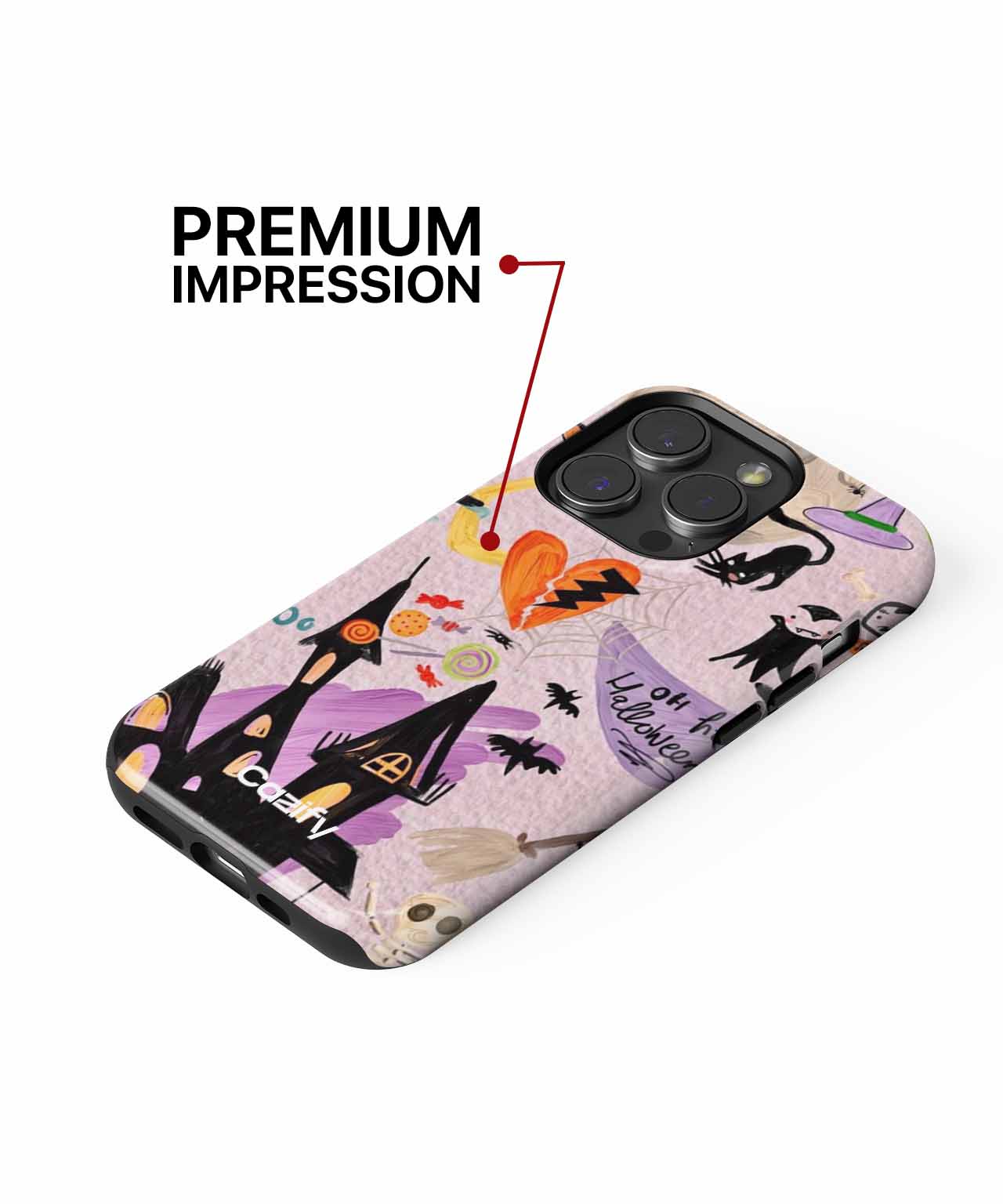 Spooky Whimsical Halloween Festivities iPhone case Case Cazify - Delivery Canada