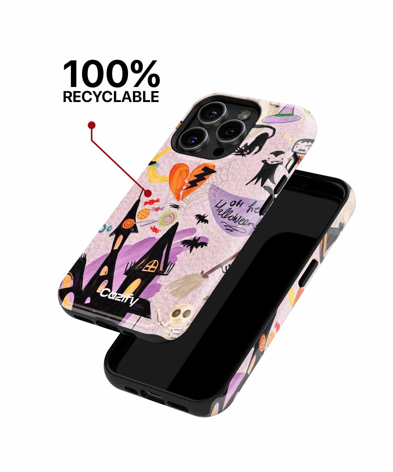 Spooky Whimsical Halloween Festivities iPhone case Case Cazify - Delivery Canada