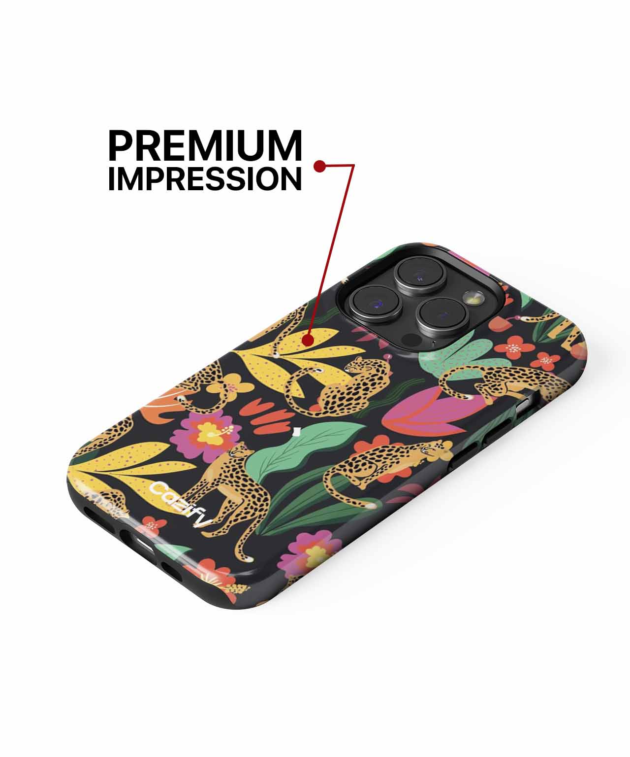 Spotted Playful Leopards in Paradise iPhone case Case Cazify - Delivery Canada
