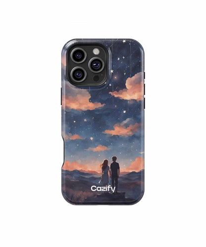 Stargazing Love Under Cosmic Skies iPhone case Case Cazify - Delivery Canada