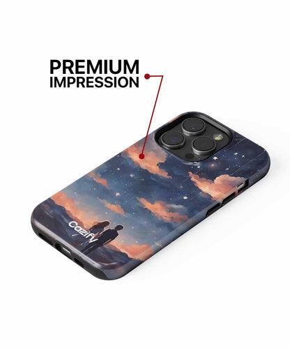 Stargazing Love Under Cosmic Skies iPhone case Case Cazify - Delivery Canada