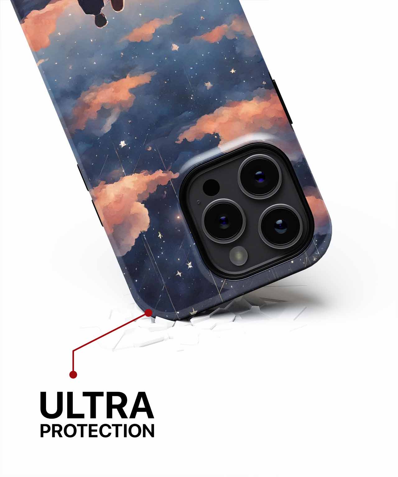 Stargazing Love Under Cosmic Skies iPhone case Case Cazify - Delivery Canada