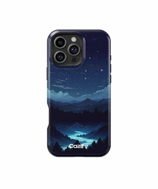 Starry Night Adventure in the Mountains iPhone case Case Cazify - Delivery Canada