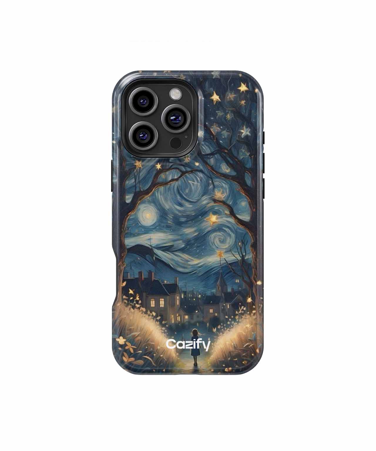 Starry Night Adventure Under the Moon iPhone case Case Cazify - Delivery Canada