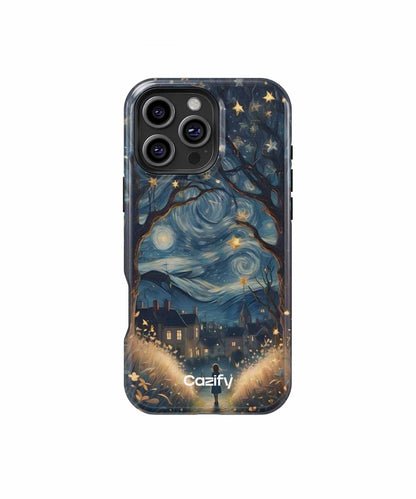 Starry Night Adventure Under the Moon iPhone case Case Cazify - Delivery Canada