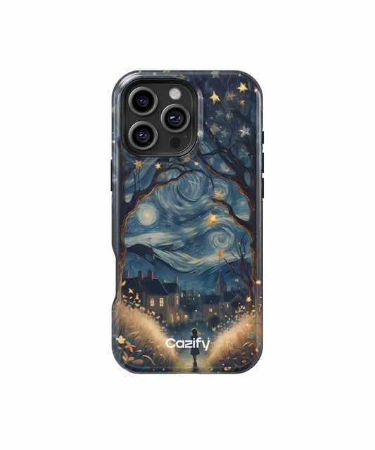 Starry Night Adventure Under the Moon iPhone case Case Cazify - Delivery Canada