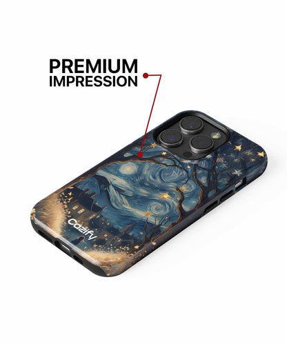 Starry Night Adventure Under the Moon iPhone case Case Cazify - Delivery Canada