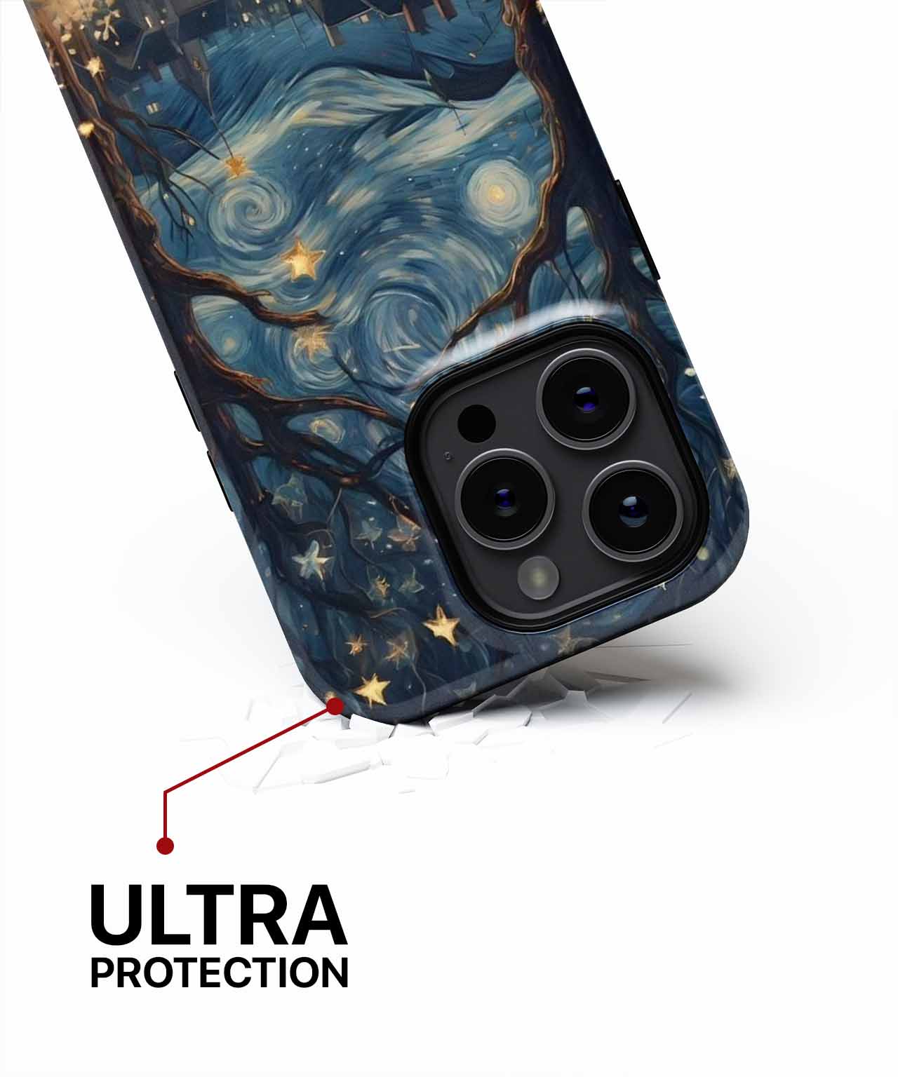 Starry Night Adventure Under the Moon iPhone case Case Cazify - Delivery Canada