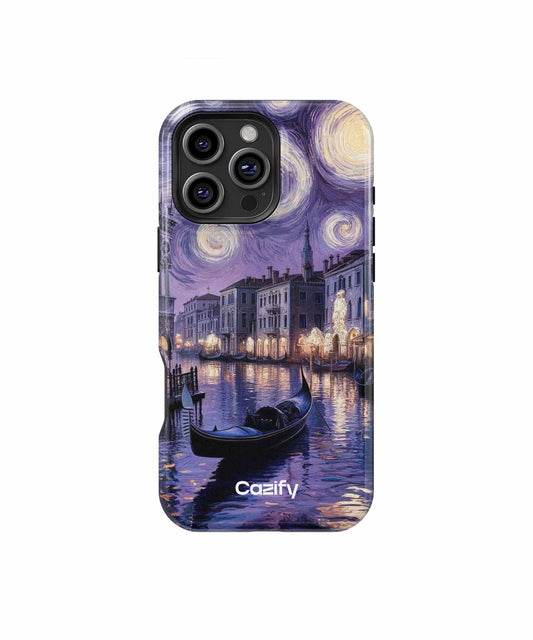 Starry Night in Enchanted Venice iPhone case Case Cazify - Delivery Canada