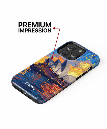 Starry Night Over Sydney Opera House iPhone case Case Cazify - Delivery Canada