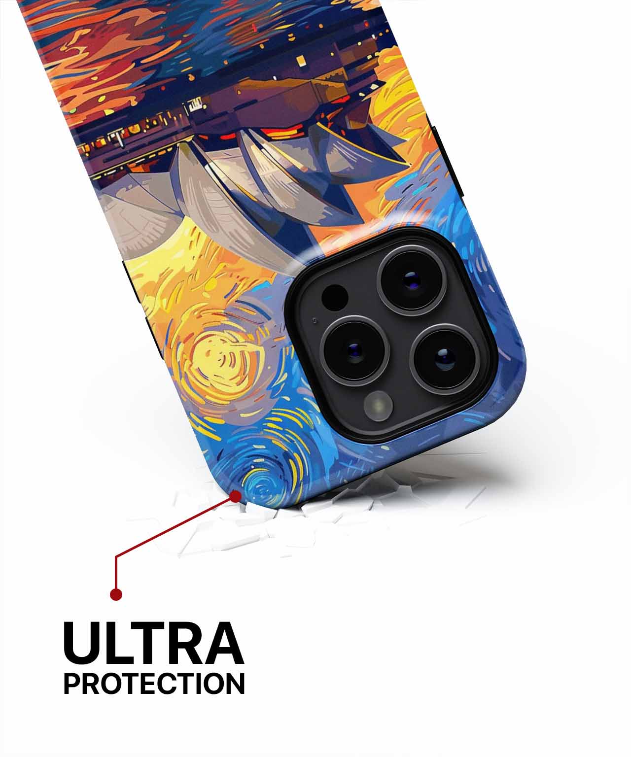 Starry Night Over Sydney Opera House iPhone case Case Cazify - Delivery Canada
