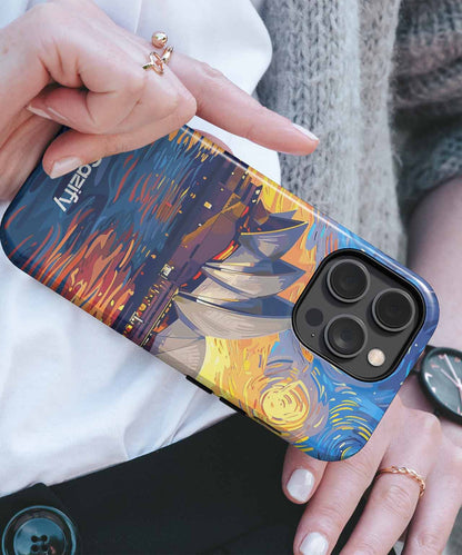 Starry Night Over Sydney Opera House iPhone case Case Cazify - Delivery Canada