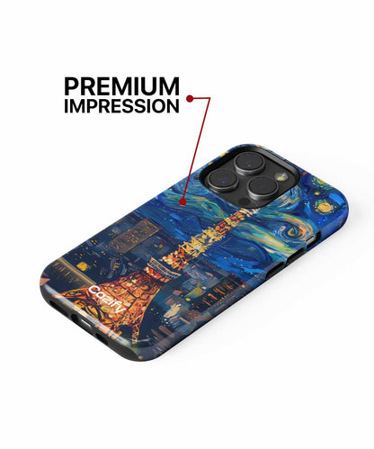Starry Night Over Tokyo Tower iPhone case Case Cazify - Delivery Canada
