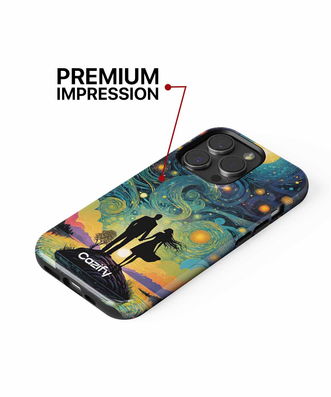 Starry Night Romantic Escape iPhone case Case Cazify - Delivery Canada