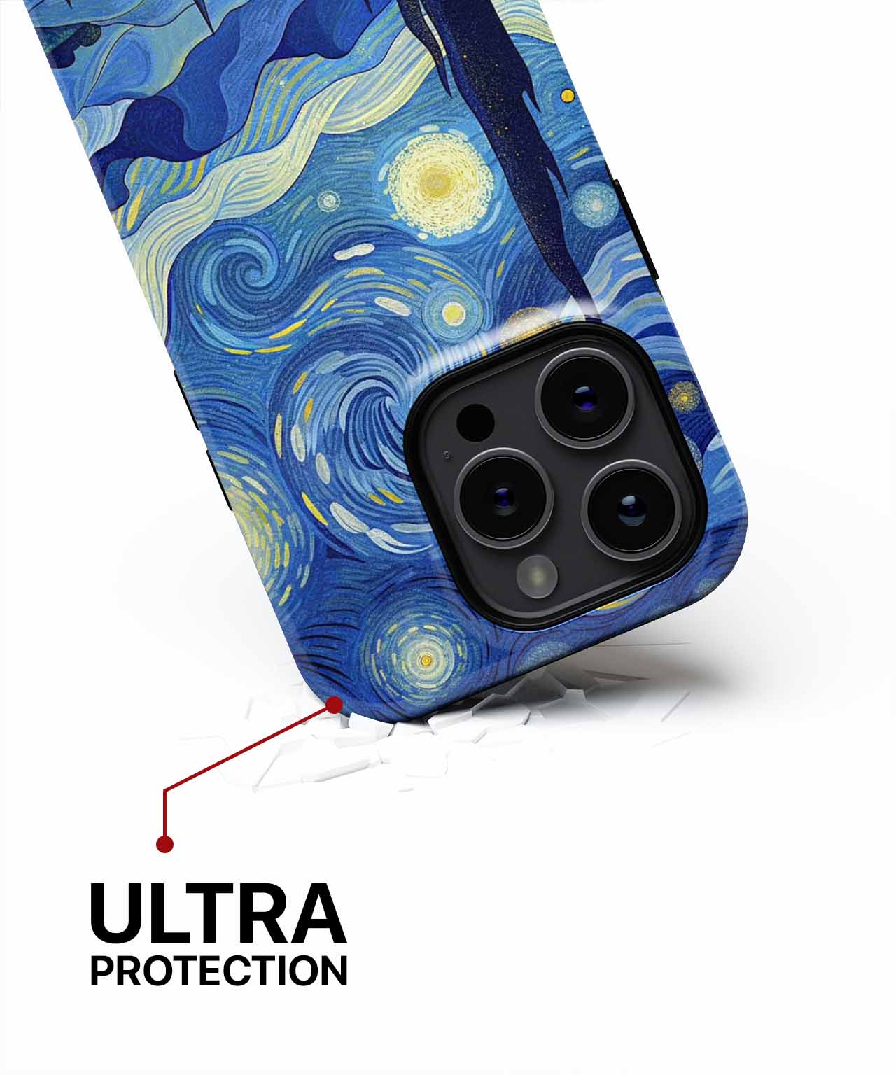 Starry Night Whirlwind of Dreams iPhone case Case Cazify - Delivery Canada