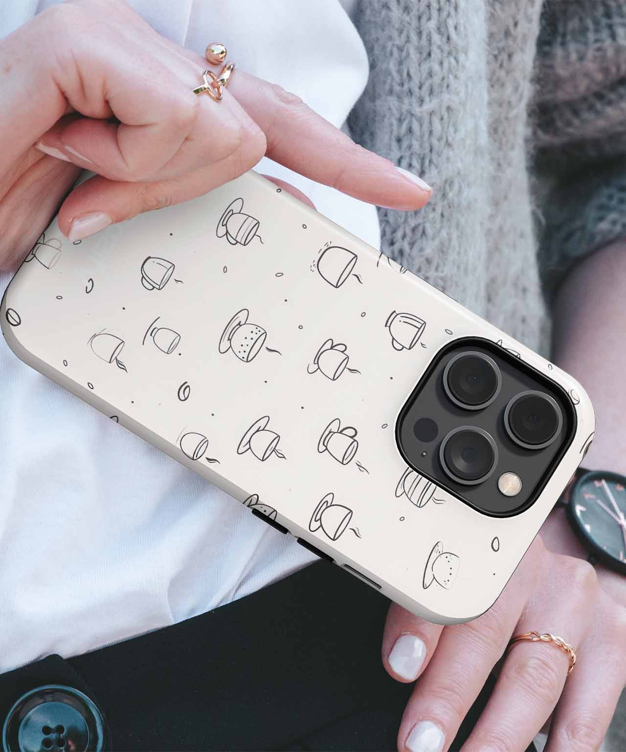 Steaming Cups of Morning Joy iPhone case Case Cazify - Delivery Canada