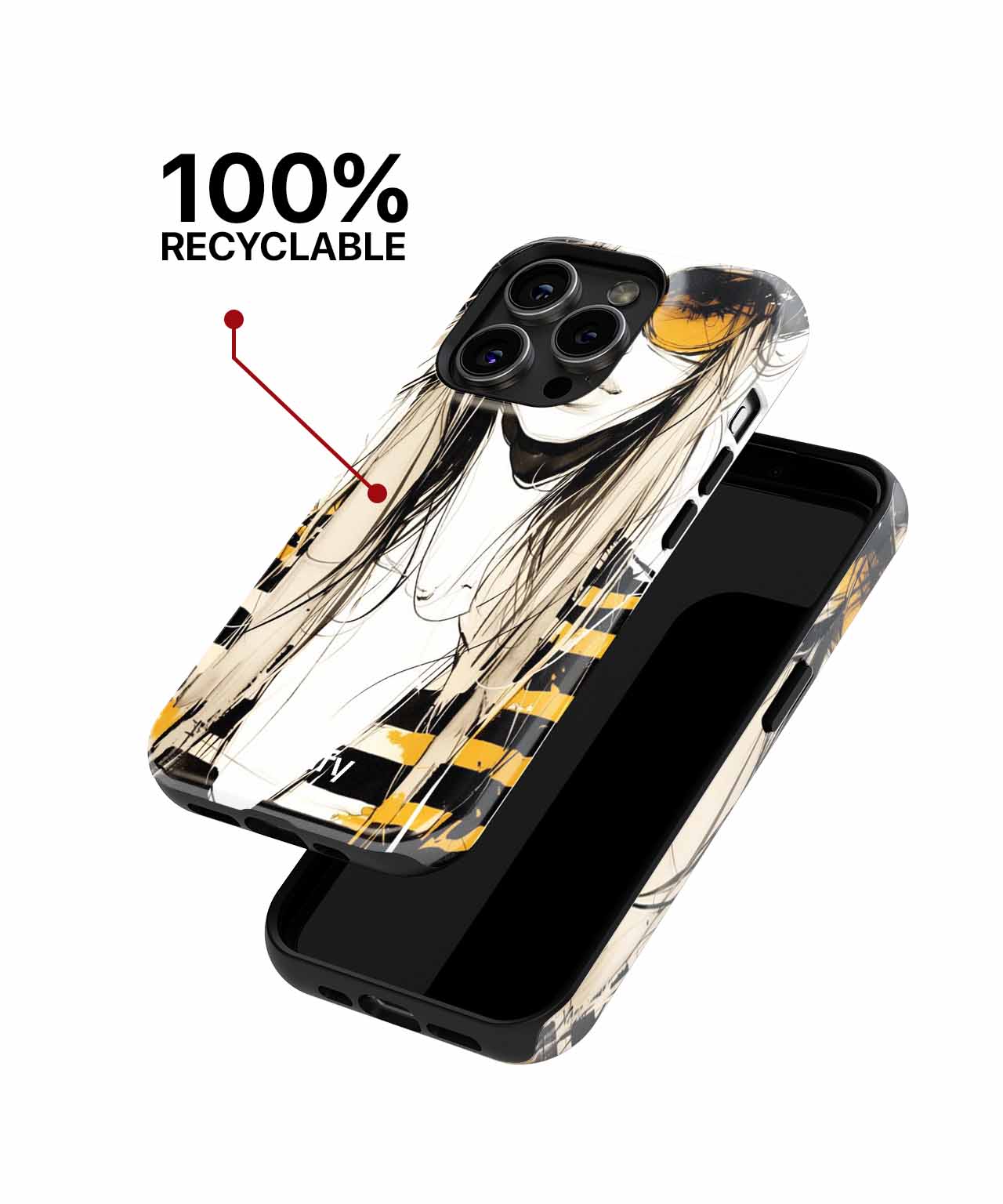 Strikingly Stylish Stripes and Shades iPhone case Case Cazify - Delivery Canada