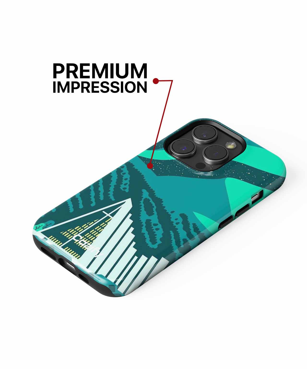 Stunning Northern Lights Above Unique Church iPhone case Case Cazify - Delivery Canada