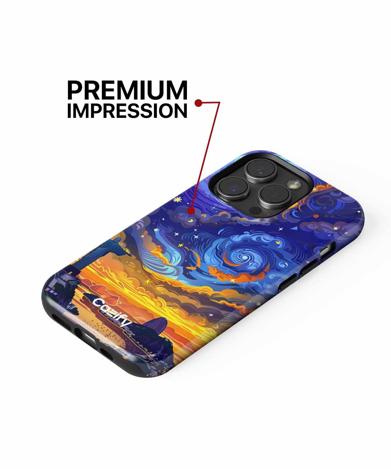 Stunning Sunset Over Iconic Rio iPhone case Case Cazify - Delivery Canada